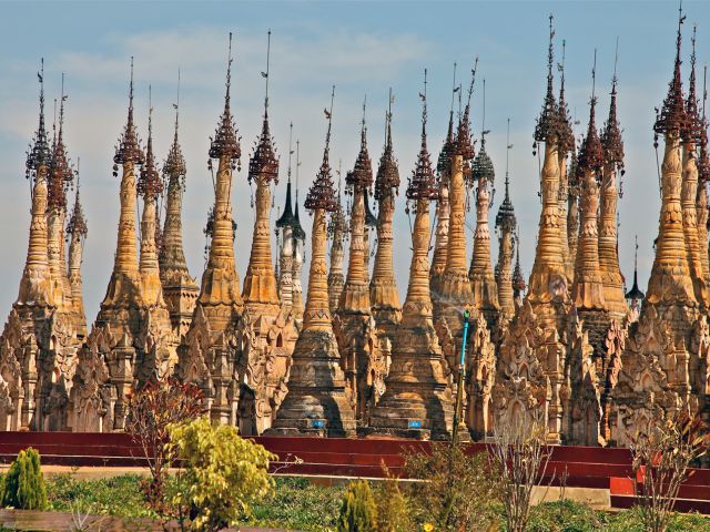 Temple Kakku, lac Inle