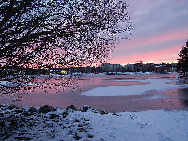 Rivière Kajaani, Kajaani, Finlande