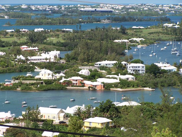 Vue spectaculaire des îles, Bermudes