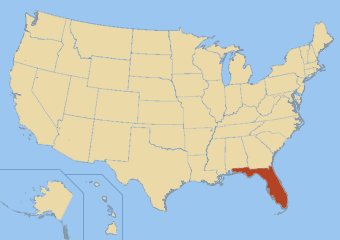 Carte de la Floride