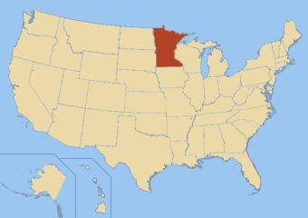 Carte du Minnesota