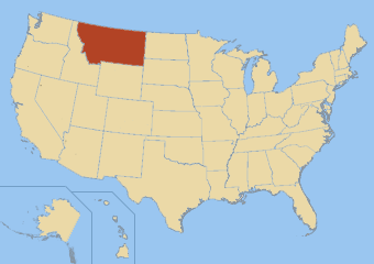Carte du Montana