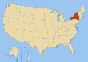 Carte de l'Etat de New York