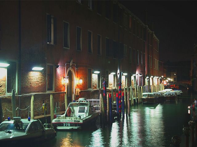 Canal by night