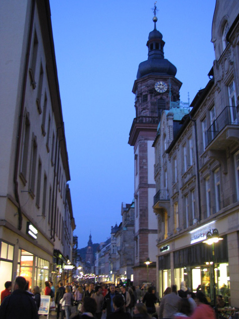 Am Abend in Heidelberg