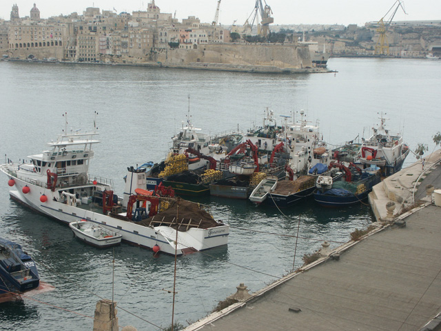 Valletta harbor