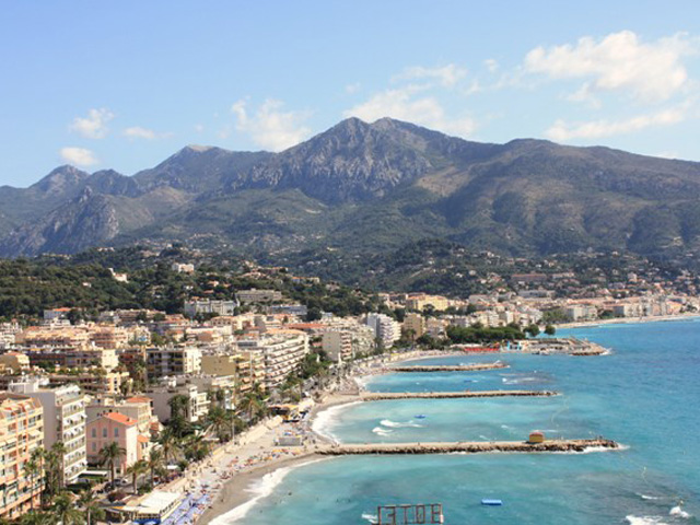 Plage de Menton