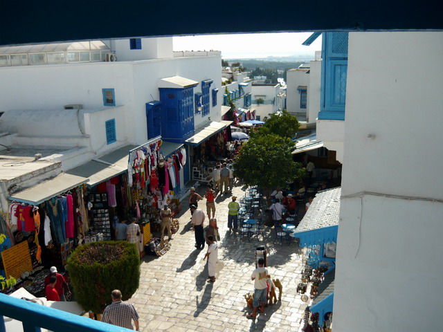 Walking street in Sidi Bou Said