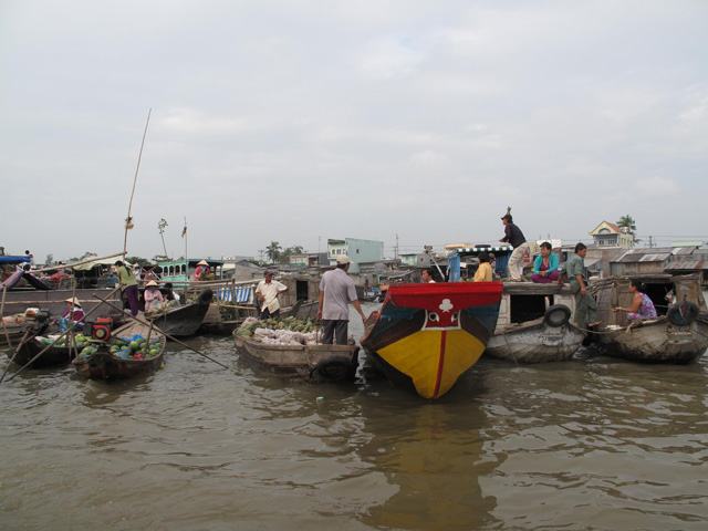 Marché flottant Cai Rang