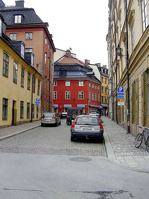 Cobbled street