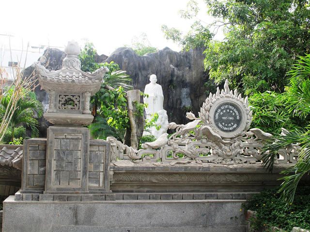 Monks statue