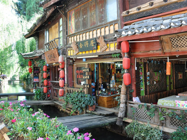 Decorated timber houses