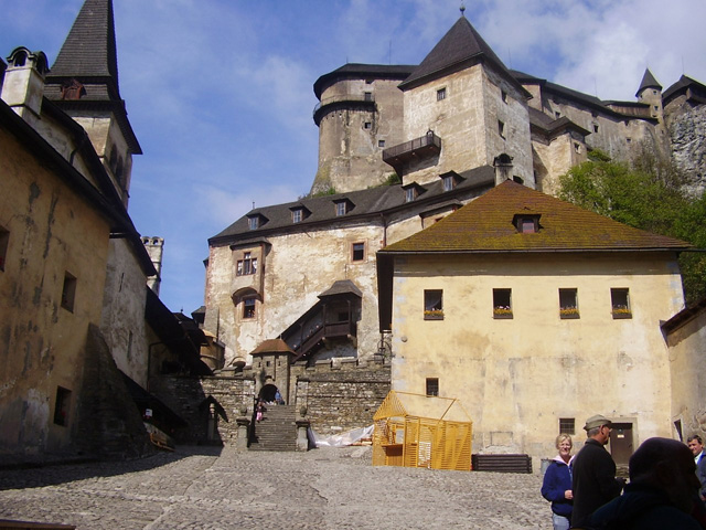 Lower courtyard