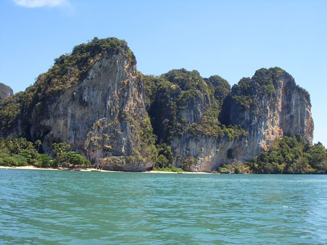 Railay Beach cliffs