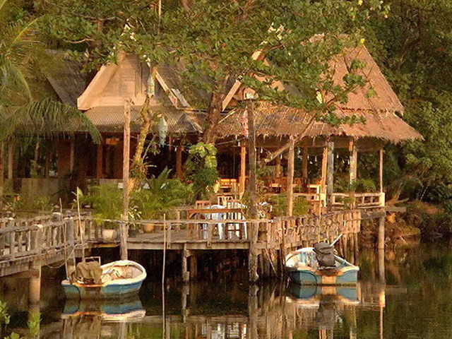 Restaurant on the Blue Lagoon