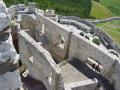 Vue du donjon, château de Spis