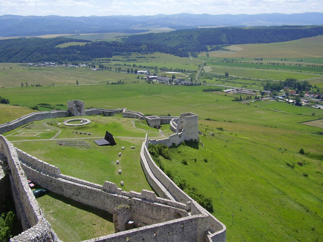 Lower courtyard