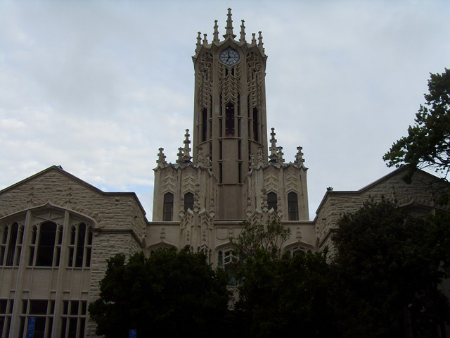 Clock tower building