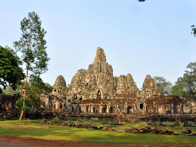 Bayon Temple's West side, Angkor Thom