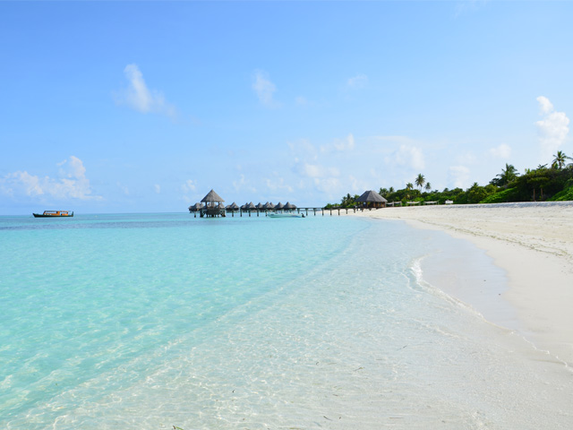 Plage Coco Palm, atoll Baa