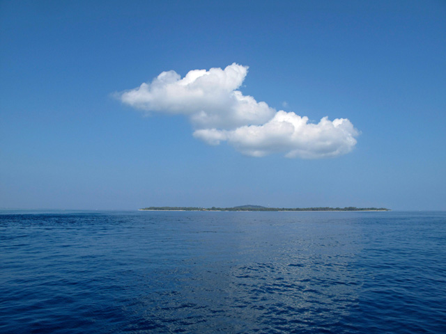 Vue de Gili Air, îles Gili