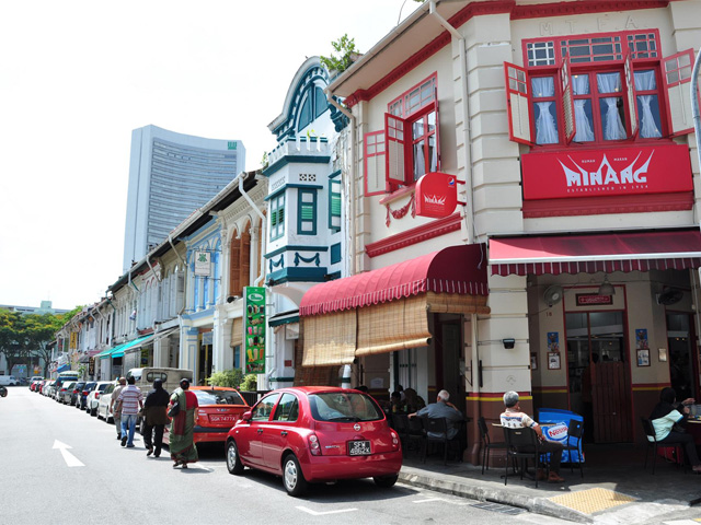 Restored shophouses