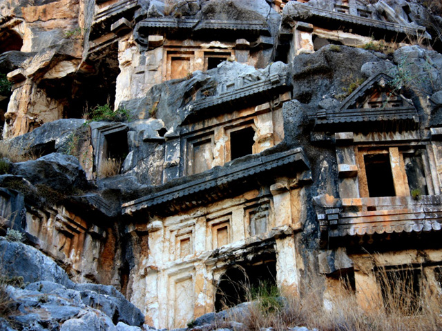 Rock-cut graves