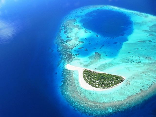 Atoll des Maldives