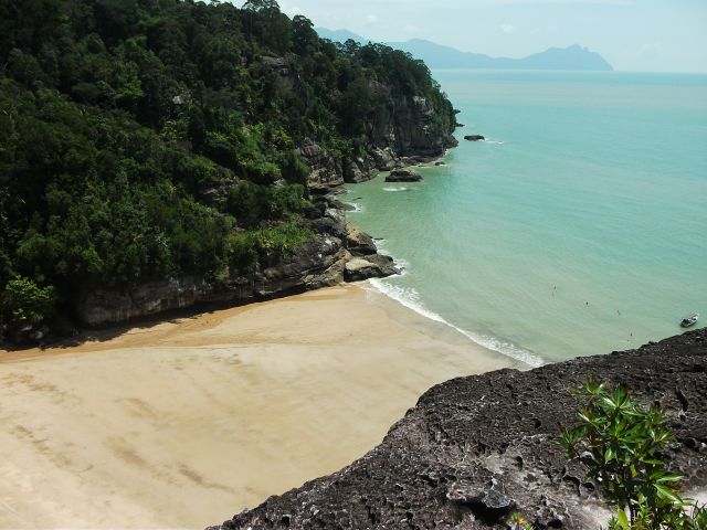 Plage de Bornéo