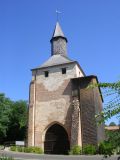 Clocher-porche de l'ancienne église de Mimizan