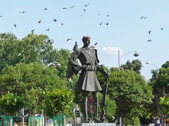 Pavlos Melas statue