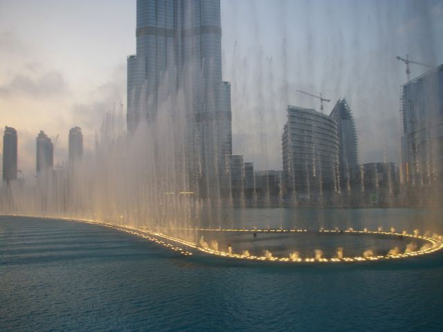 La fontaine de Dubaï