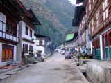 Rue principale de Trashigang, Bhoutan