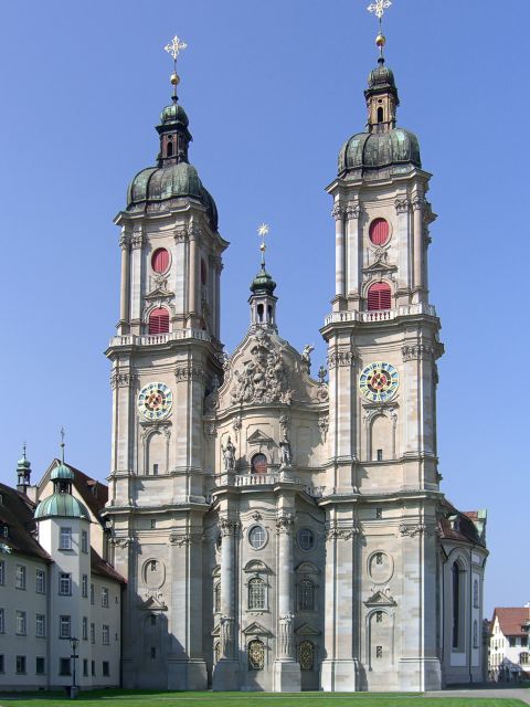 Façade de l'abbatiale de Saint-Gall