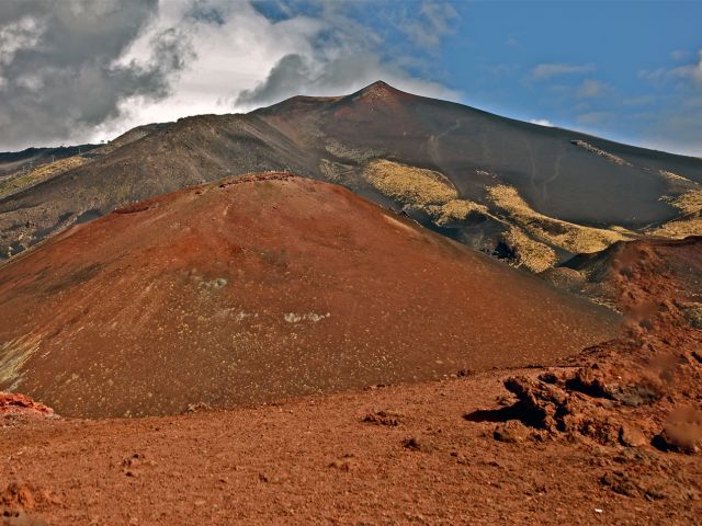 Paysage atypique du mont Etna