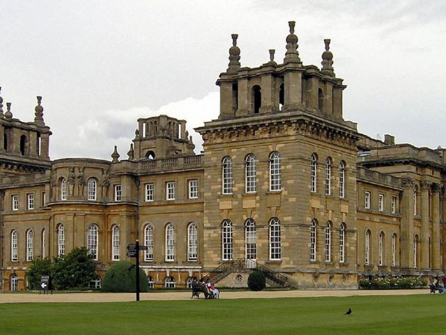 Vue du palais de Blenheim