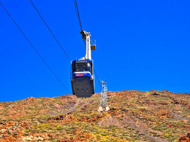 Téléphérique sur le Teide