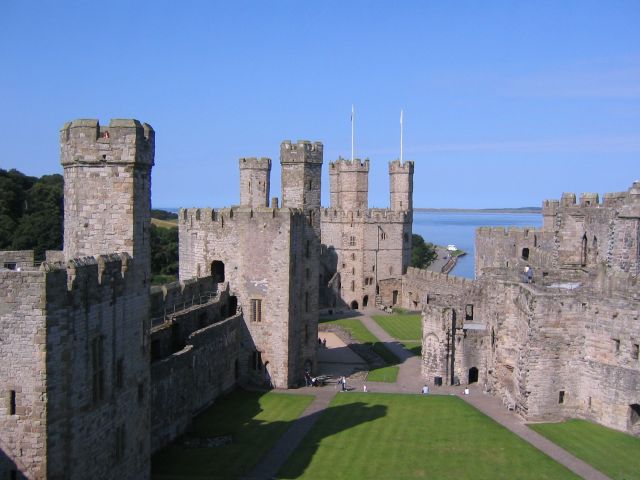 Quartier du château de Caernarfon