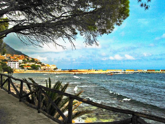 Vue de Cala Gonone