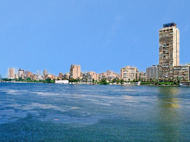 Le Caire sur le bord du Nil