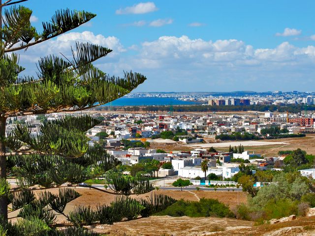 Carthage vue de la colline de Byrsa