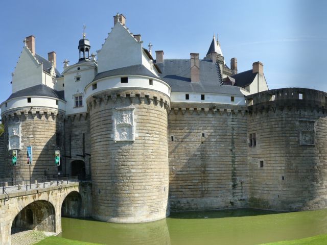 Entrée du château des ducs de Bretagne