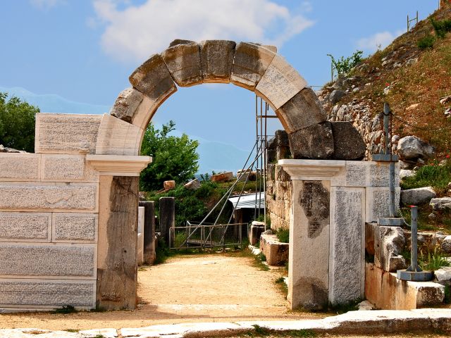 Entrée du théâtre de Philippes