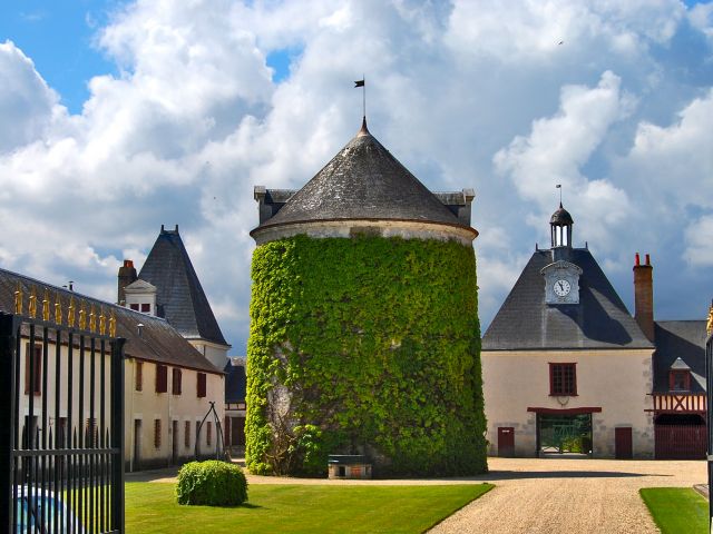 Entrée principale du château de Cheverny