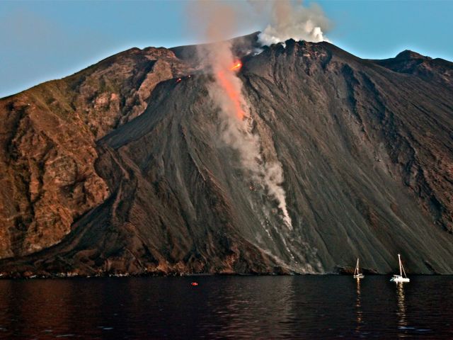 Eruption du Stromboli