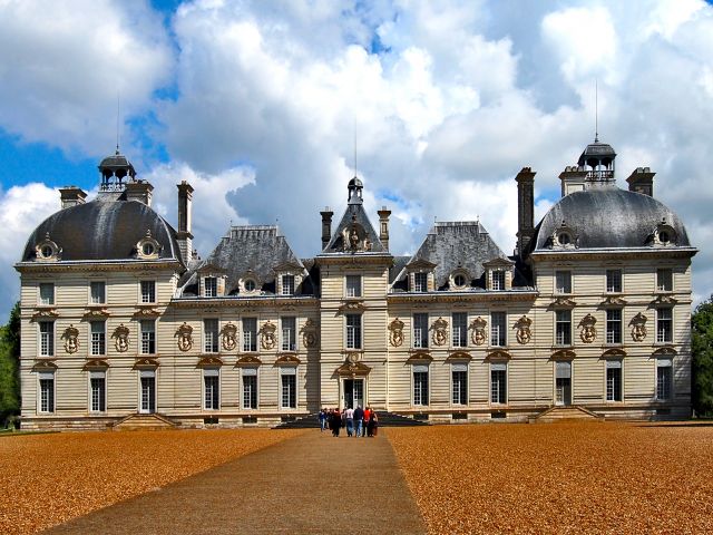 Façade du château de Cheverny