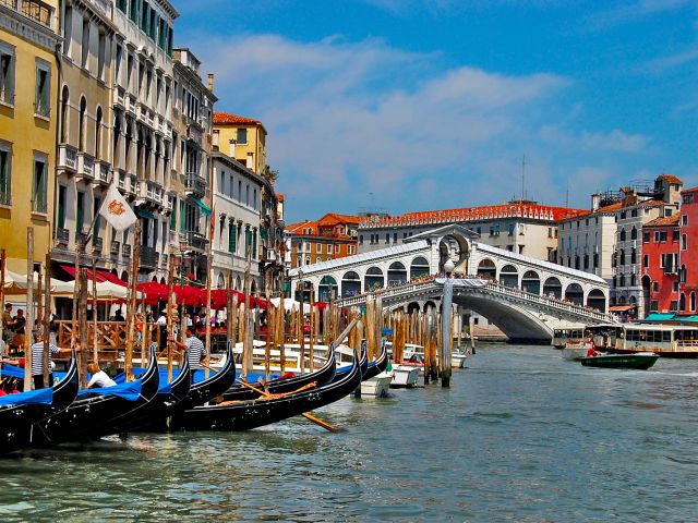 Grand Canal et pont du Rialto