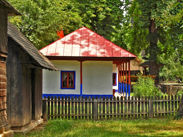 Maison de village traditionnelle, Herastrau, Bucarest