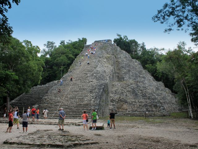 Pyramide Nohoch Mul à Cobá