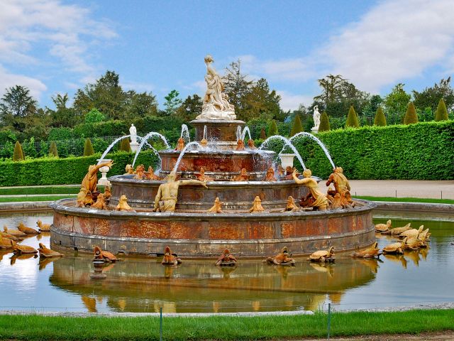 Fontaine Latonia au château de Versailles